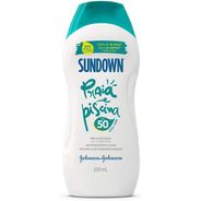 Sundown Protetor Solar Corpo e Rosto Praia e Piscina FPS 50, 200ml