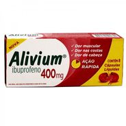 Alivium Ibuprofeno 400mg 8 cápsulas