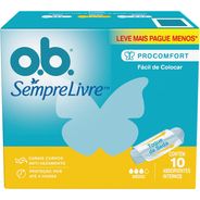 Absorvente Interno Ob Original Medio 10 Unidades