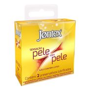 Preservativo Camisinha Jontex Pele com Pele - 2 Unidades