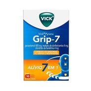 Vick Pyrena Grip-7 Paracetamol 400mg + Cloridrato Fenillefrina 4mg + Maleato de Clorfeniramina 4mg 10 cápsulas