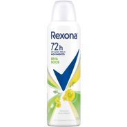 Desodorante Antitranspirante Aerosol Feminino Rexona Erva Doce 150ml