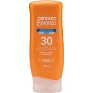 Protetor Solar Fps30 200ml, Cenoura e Bronze