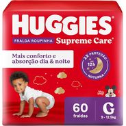 Huggies Fralda Roupinha Supreme Care G 60 Un
