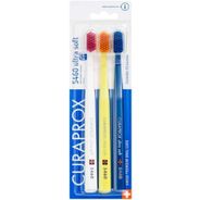 Escovas de Dente, Pacote com 3, Curaprox, Cores Sortidas