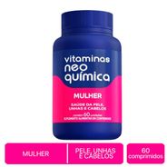 Polivitamínico Neo Química Mulher Saúde da Pele, Unhas e Cabelos 60 comprimidos