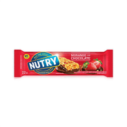 Barra De Cereal Morango Com Chocolate 22G Nutry