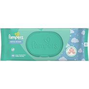 Lenços Umedecidos Pampers Cheirinho De Bebê 48 Unidades, Pampers