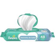 Lenços Umedecidos Pampers Cheirinho De Bebê 48 Unidades, Pampers