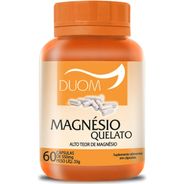 Magnésio Quelato Alto Teor De Magnésio 60 Cápsulas 550MG - Duom