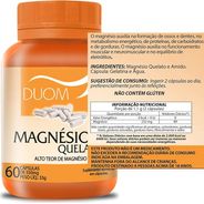 Magnésio Quelato Alto Teor De Magnésio 60 Cápsulas 550MG - Duom