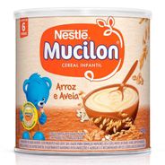 Mucilon Cereal Infantil Arroz E Aveia 400G