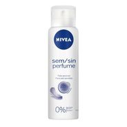 NIivea Desodorante Antitranspirante Aerossol Sem Perfume Pele Sensível 150ml