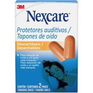 3M, Nexcare, Protetor Auditivo, Laranja - 2 Pares