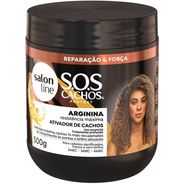 Ativador Cachos SOS Cachos Arginina Reconstrução 500g Salon Line