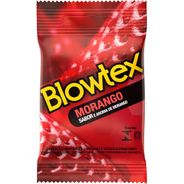 Preservativo Morango com 3 Unidades, Blowtex