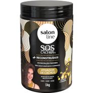Salon Line, Ativador de Cachos, Sos Cachos, Arginina, Reconstrução Profunda 1KG