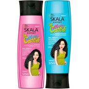SKALA Kit Shampoo + Condicionador Mais Cachos, 650 Ml, 2 Unidades,