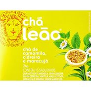 Chá De Camomila Cidreira E Maracujá Leão Fuze Com 15 Saquinhos