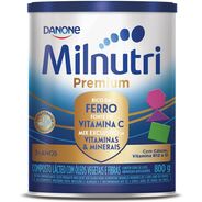 Milnutri Premium Danone Nutricia - Composto Lácteo, Idade Pré Escolar, 800g
