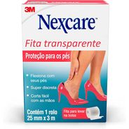 Nexcare, 3M, Fita Protetora para os Pés, 25 mm x 3 m