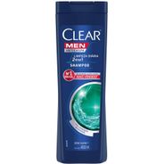 Clear Men Limpeza Diaria 2 Em 1 - Shampoo Anticaspa 400Ml