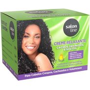 Salon Line, Creme Relaxante, Cachos Definidos E Soltos 200G
