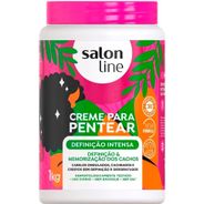 Salon Line, Creme de Pentear, Definição Intensa, Ação Hidratante, Brilho Intenso