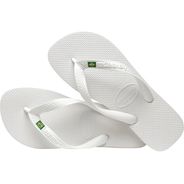 Sandália Havaianas Brasil Branca 37/38 – Unissex Conforto