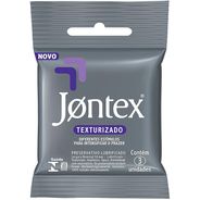 Preservativo Camisinha Jontex Texturizado - 3 Unidades
