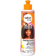 Salon Line, Ativador de Cachos, SOS Cachos, Óleo de Manga 500Ml