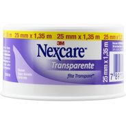 Nexcare, 3M, Fita Transparente, 25mm x 1, 35m