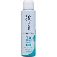 Desodorante Clinical Revigorante Aerossol Antitranspirante Monange Feminino 150Ml