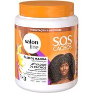 Salon Line, Ativador de Cachos, SOS Cachos, Óleo de Manga, Vegano - 1 kg
