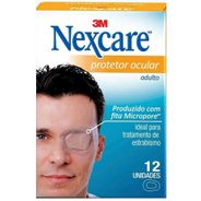 Protetor Ocular 3M Nexcare Adulto com 12 Unidades