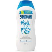 Sundown Protetor Solar Praia e Piscina Fps 30, 200Ml