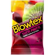 Preservativo Tutti-Frutti com 3 Unidades, Blowtex