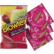 Preservativo Tutti-Frutti com 3 Unidades, Blowtex