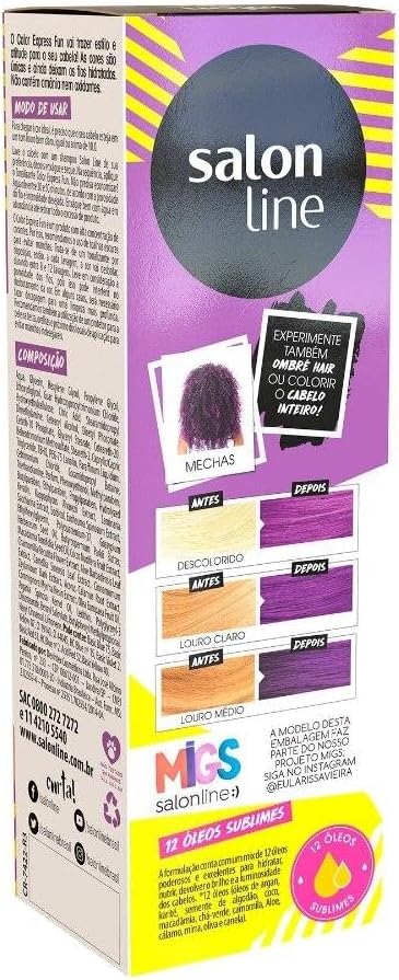Tonalizante Salon Line Color Express Violet Fantasy 100g