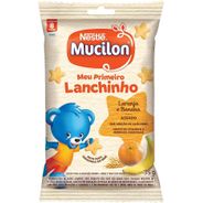 Snack Mucilon Meu Primeiro Lanchinho Sabor Laranja e Banana 35g