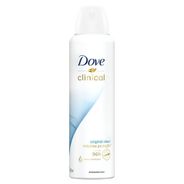 Desodorante Antitranspirante Aerosol Dove Clinical Original Clean Feminino 96h 150ml