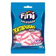 Bala Fini Gelatina Dentadura 90g