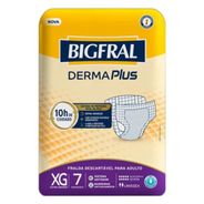 Fralda Bigfral Derma Plus, Bigfral G 7 Unidades