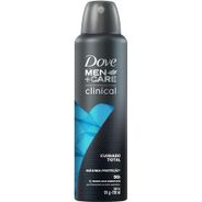 Dove Desodorante Aerosol Men+Care Clinical Cuidado Total 150Ml