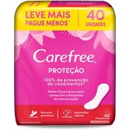 Carefree Protetor Diário Proteção Com Perfume 40 Unidades
