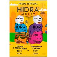 Kit Salon Line Hidra Multy Kids Shampoo + Condicionador com 300ml cada