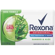 Sabonete em Barra Rexona Antibacterial Bamboo & Aloe Vera 84g