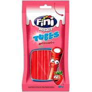 Bala Fini Tubes Sabor Morango 80g