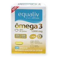 Ômega 3 1000MG Equaliv 120 Cápsulas Gel