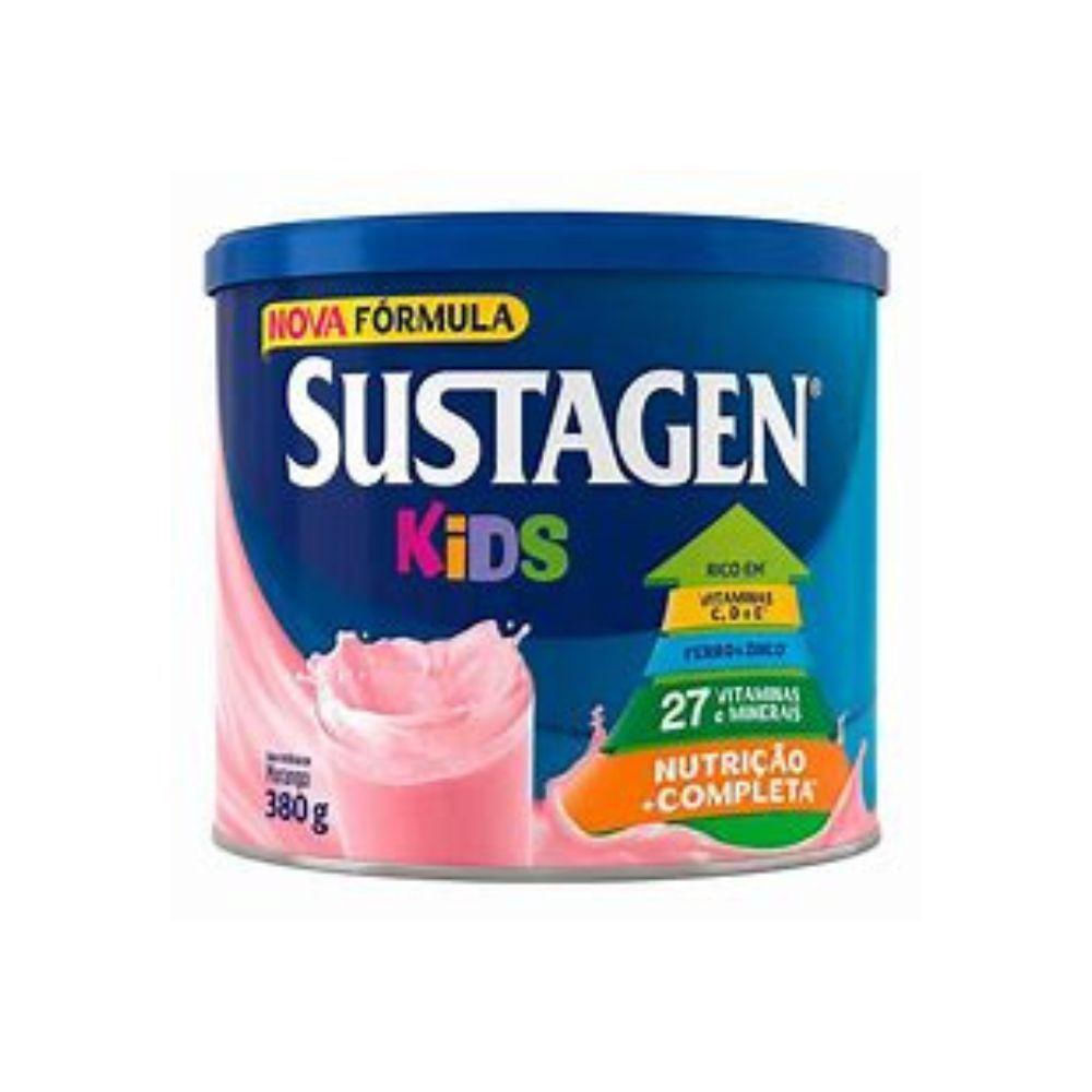 Sustagen Kids Complemento Alimentar Sabor Morango - Lata 350G